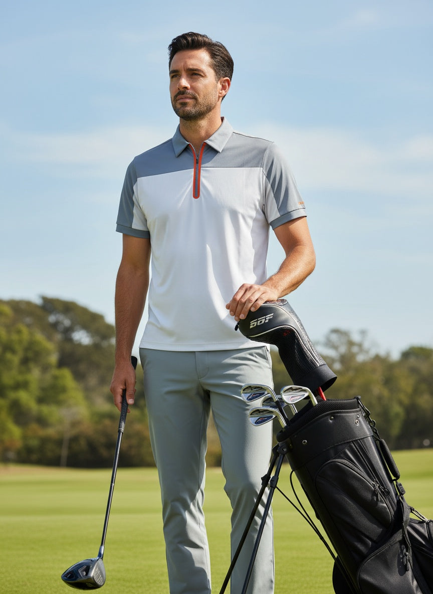 Player Performance Quarter Zip - Grey