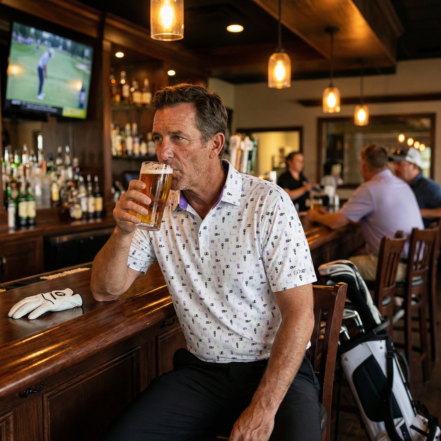 Dawson Performance Polo - White