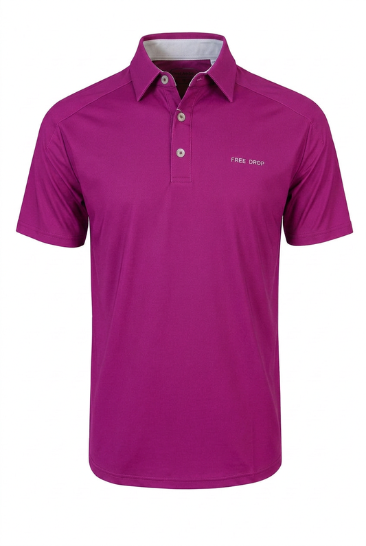 Jamo Fashion Plain Polo - Wine