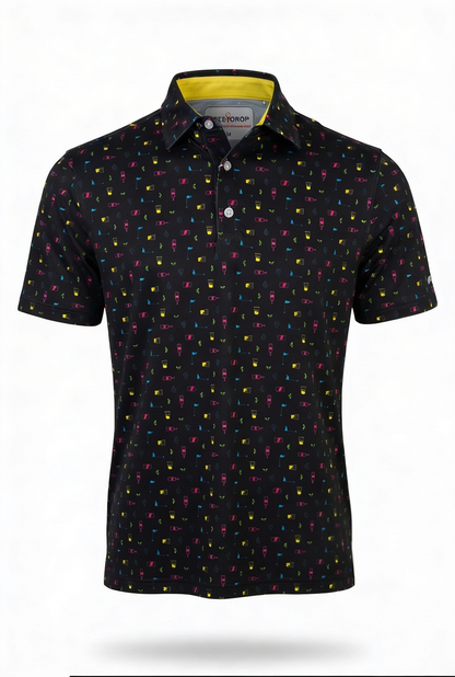 Dawson Performance Polo - Black