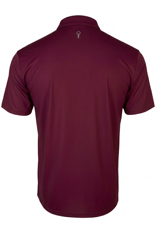 Jamo Fashion Plain Polo - Maroon