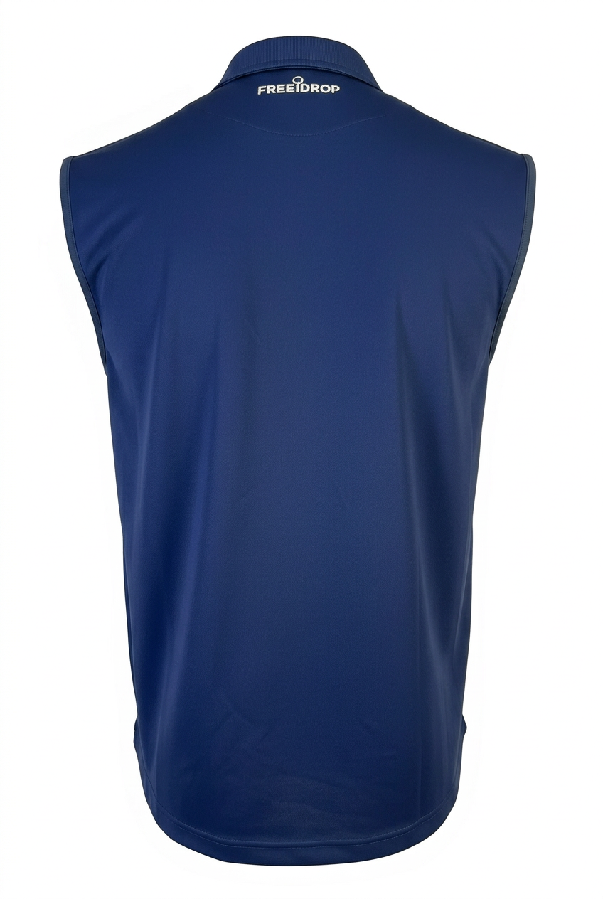 Sven Quilted Vest - Navy