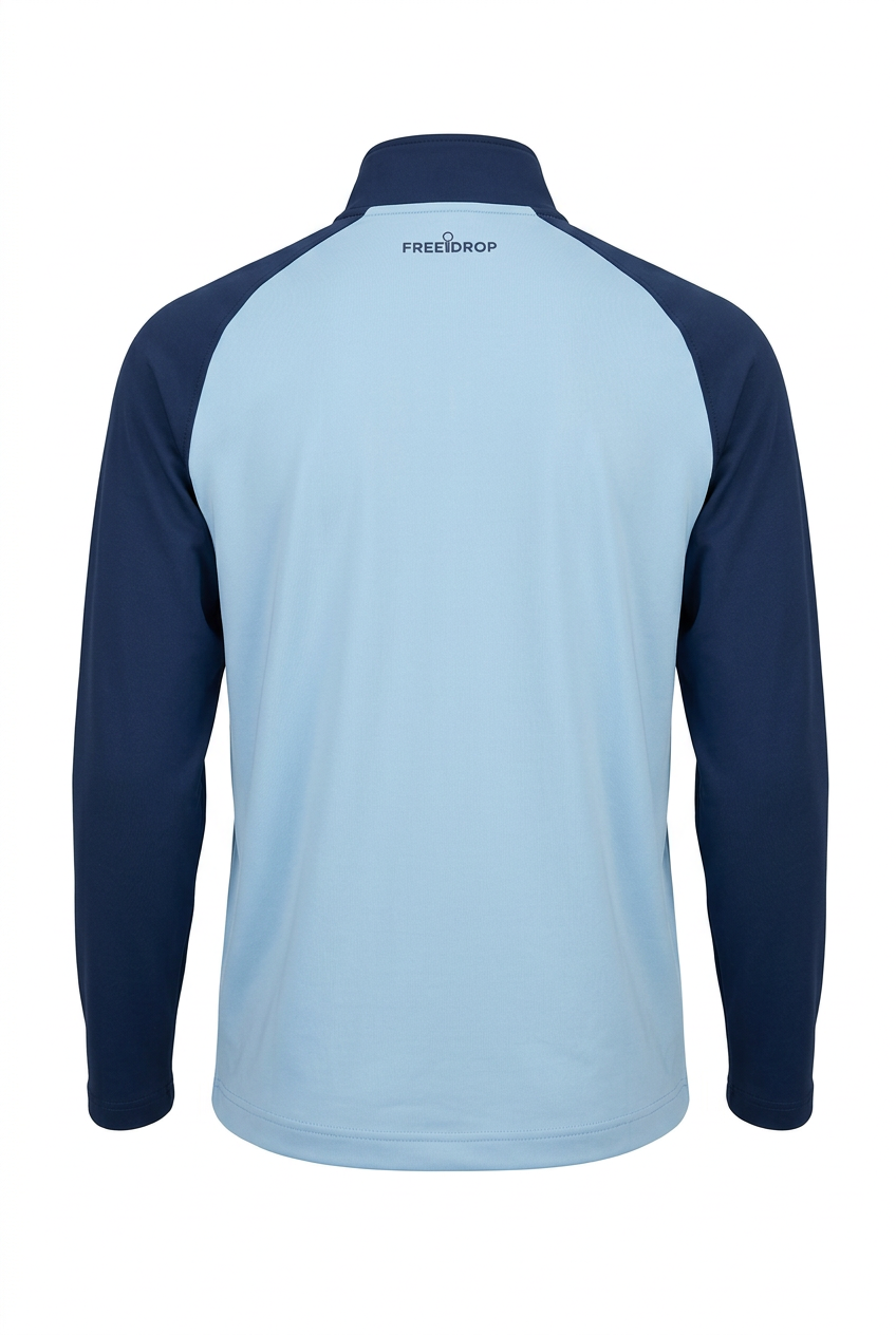 Martin Technical Quarter Zip Outerwear - Sky Blue